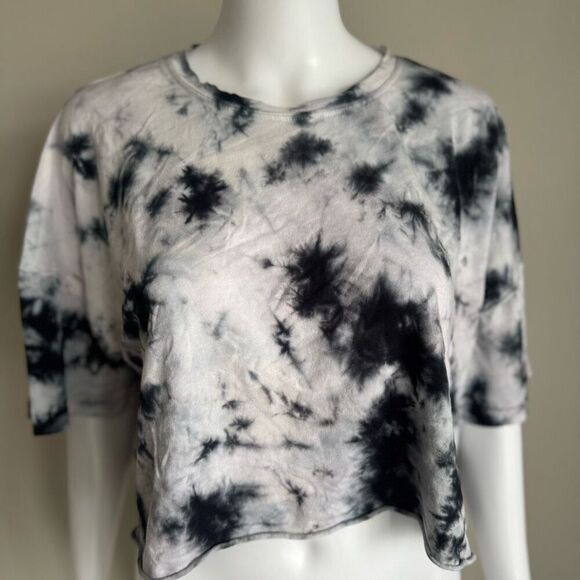 Somewhere In L.A. Cropped Tie Dye Tee - Picture 2 of 6